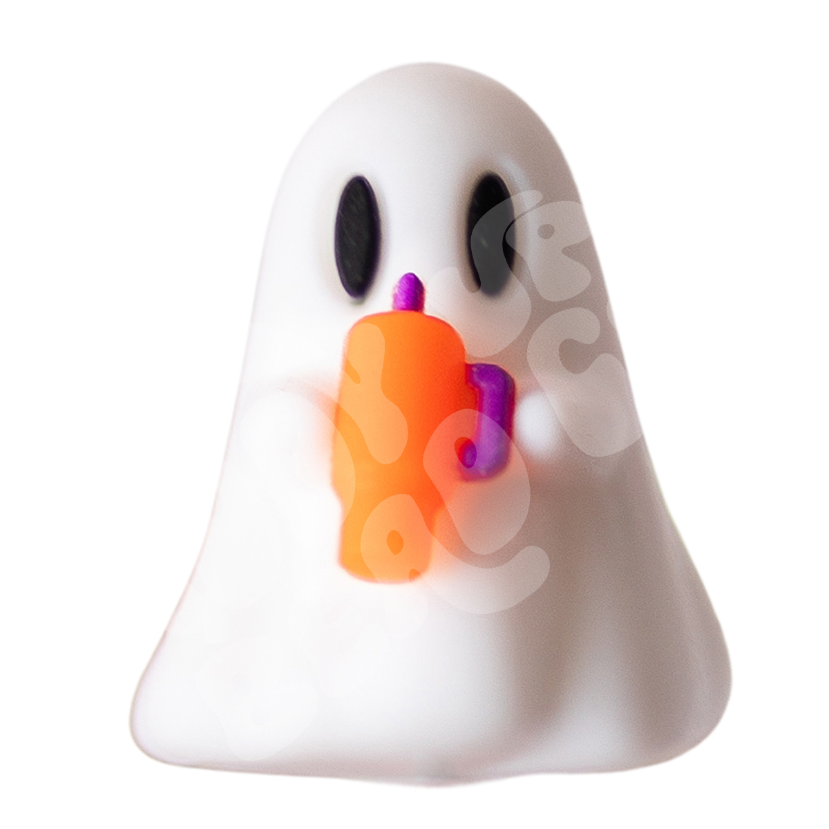 Boojee Betsy The 3D Ghost holding Tumbler