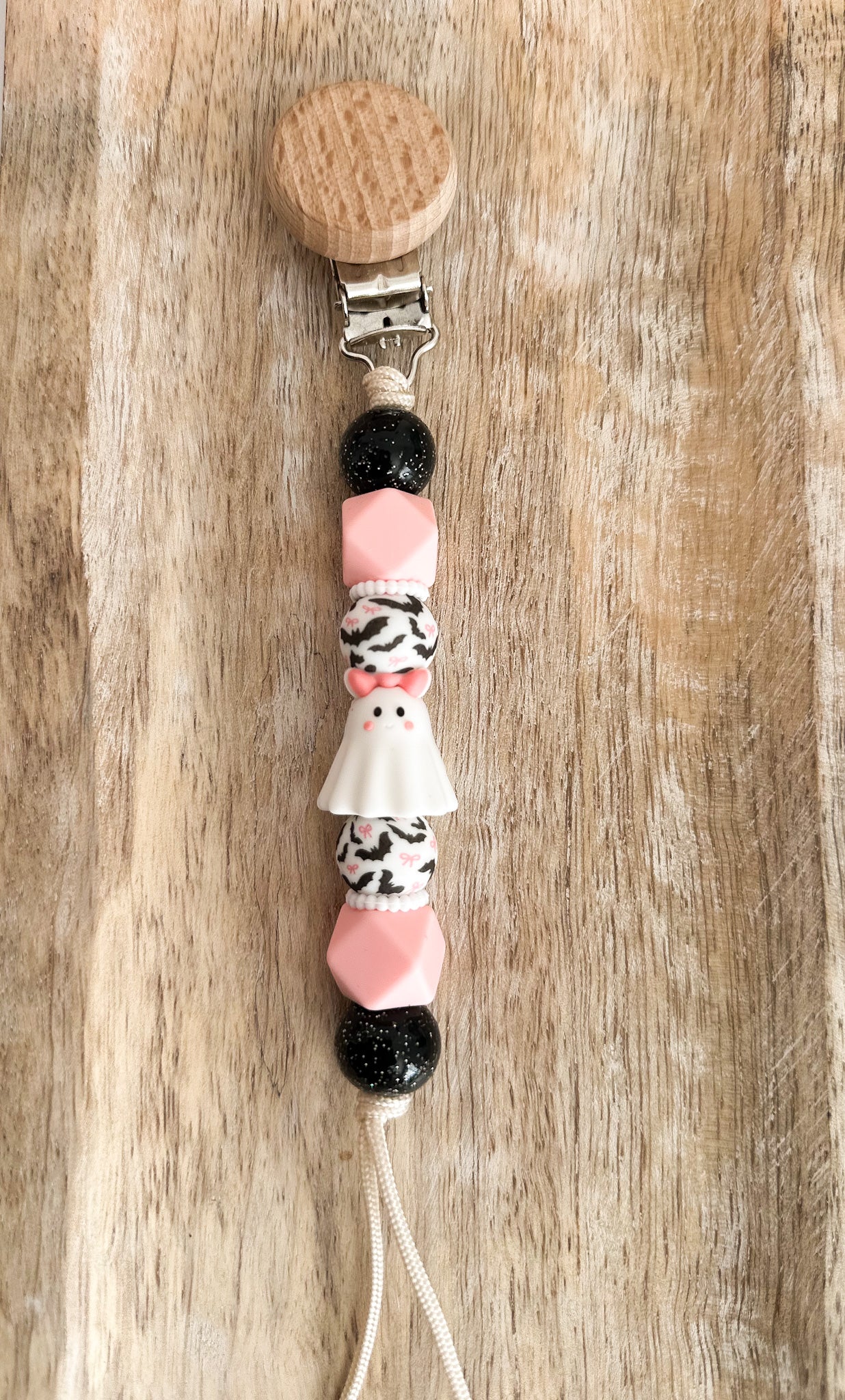 Batty but Cute Pacifier clip