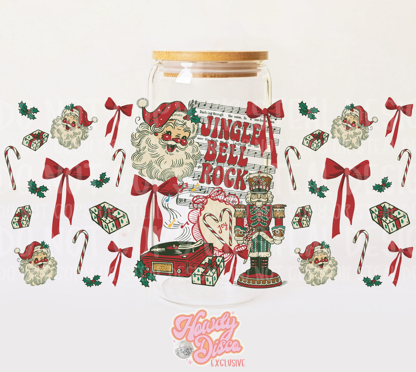 Jingle Bell Rock UV Cup wrap- Howdy Disco Exclusive