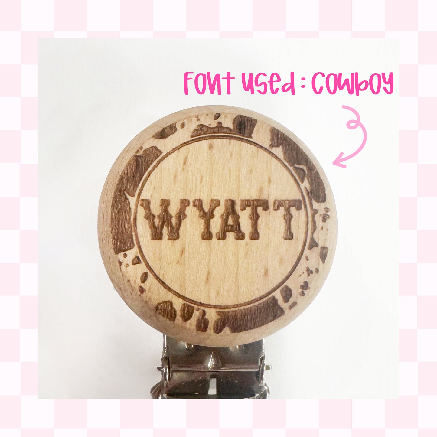 The MOO.. I mean BOO Pacifier clip