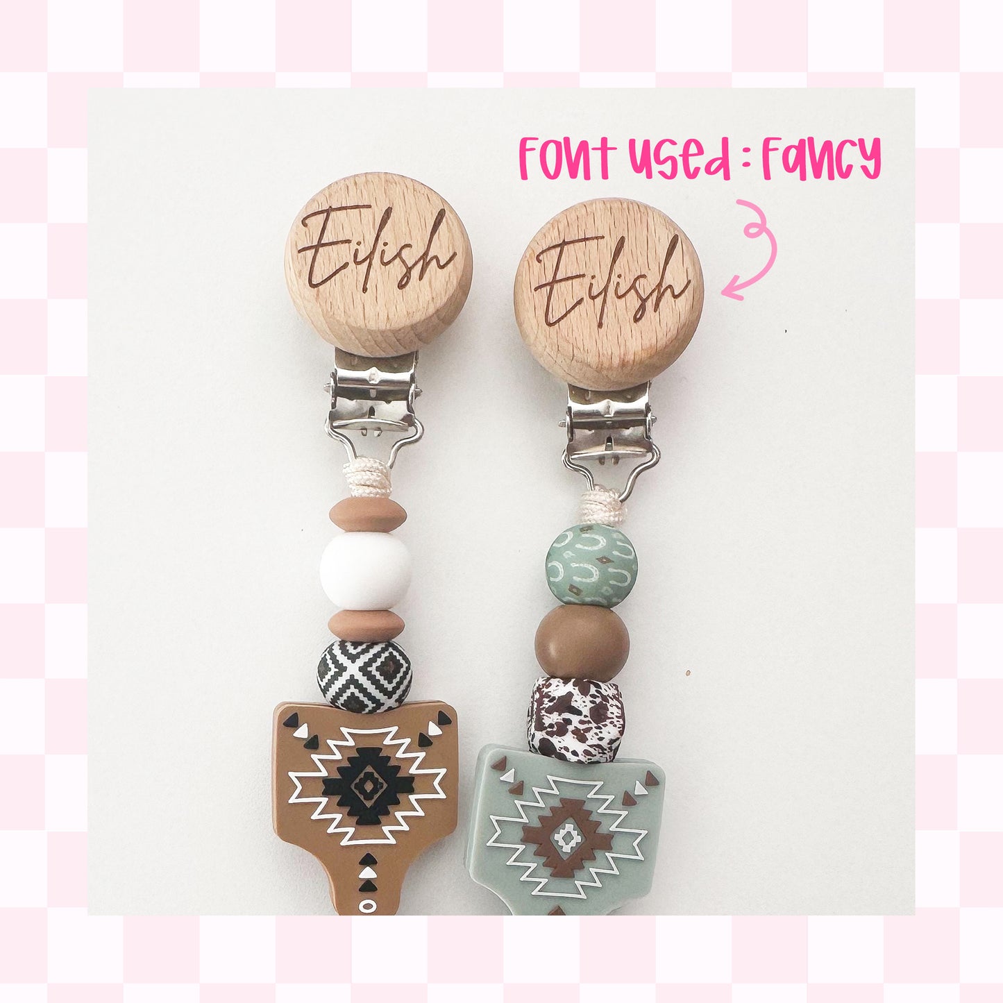 The Groovy Butterfly Pacifier Clip