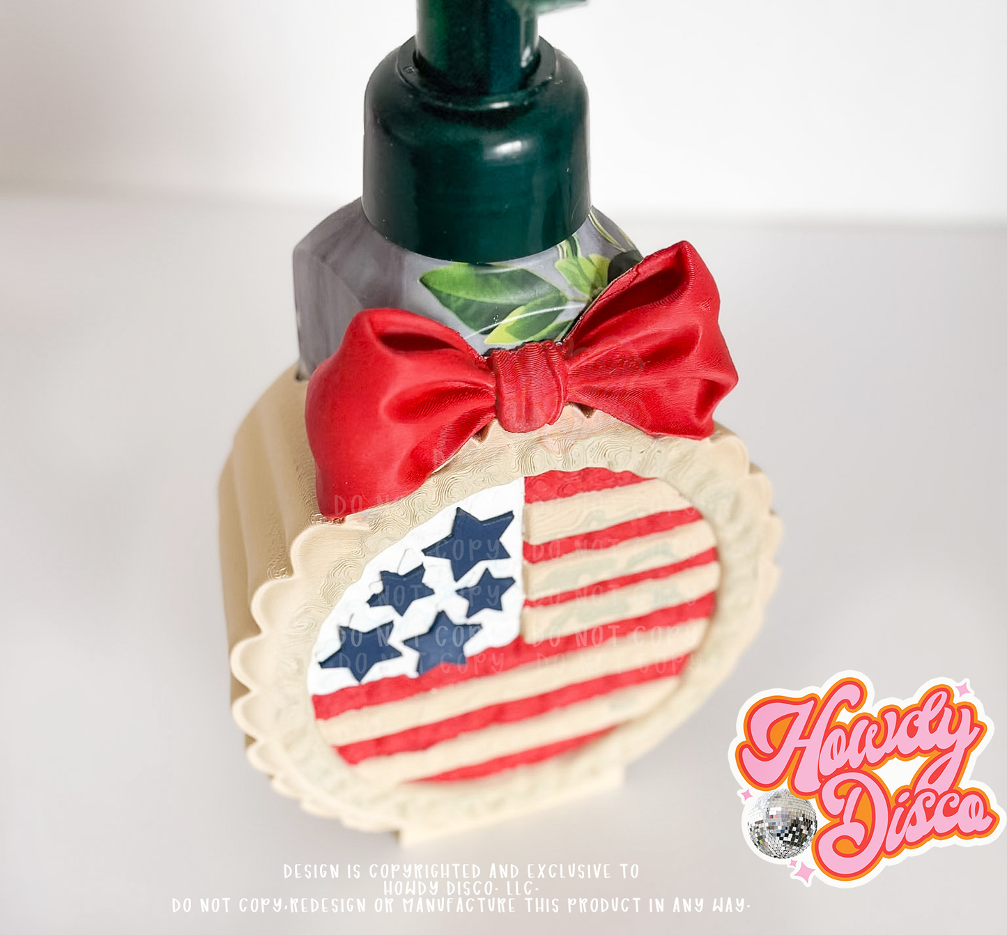 Sweet American Pie foaming soap holder