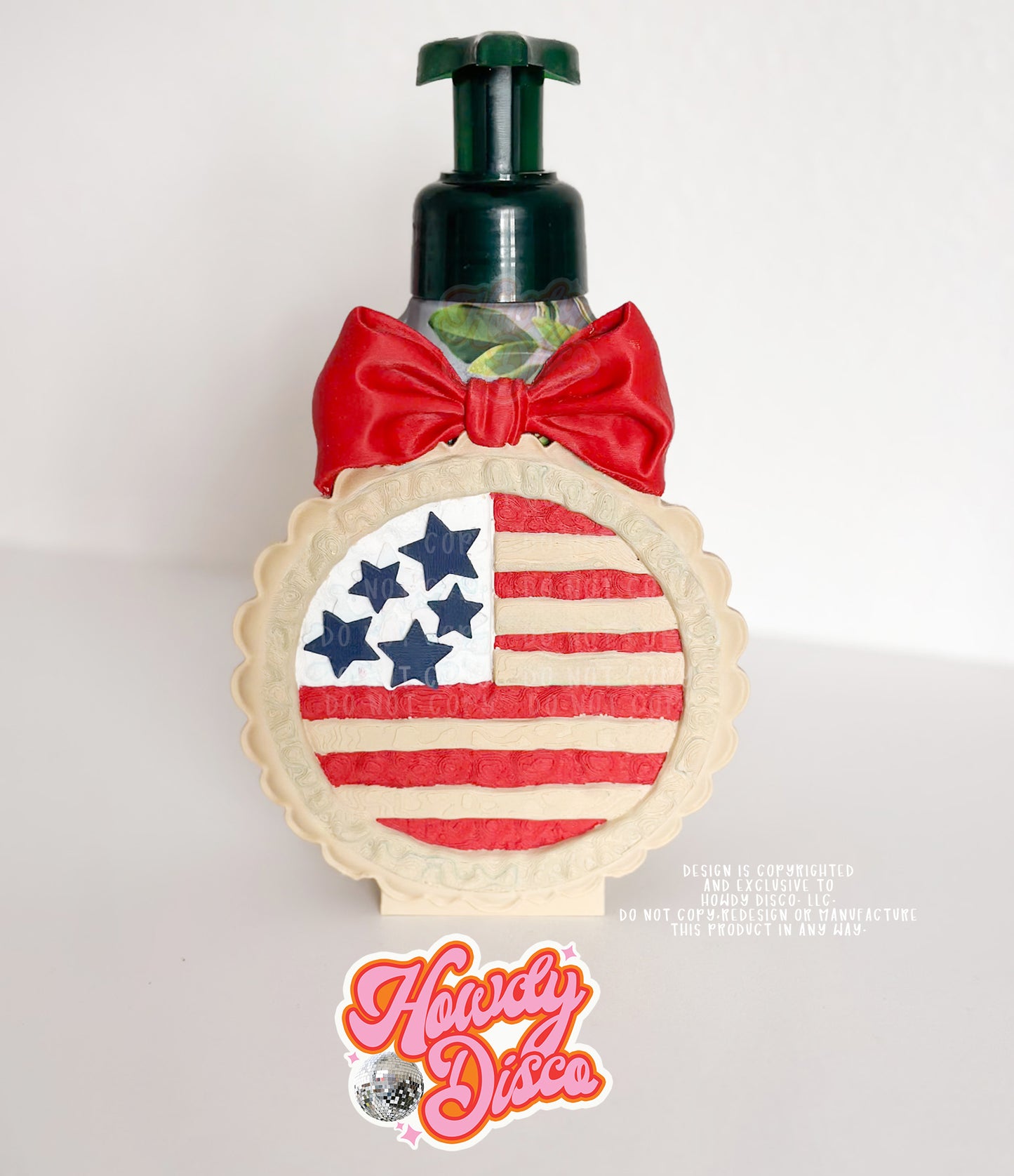 Sweet American Pie foaming soap holder
