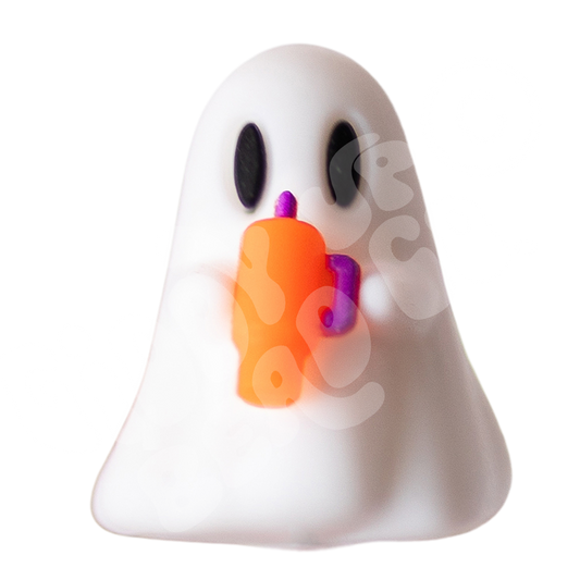 Boojee Betsy The 3D Ghost holding Tumbler