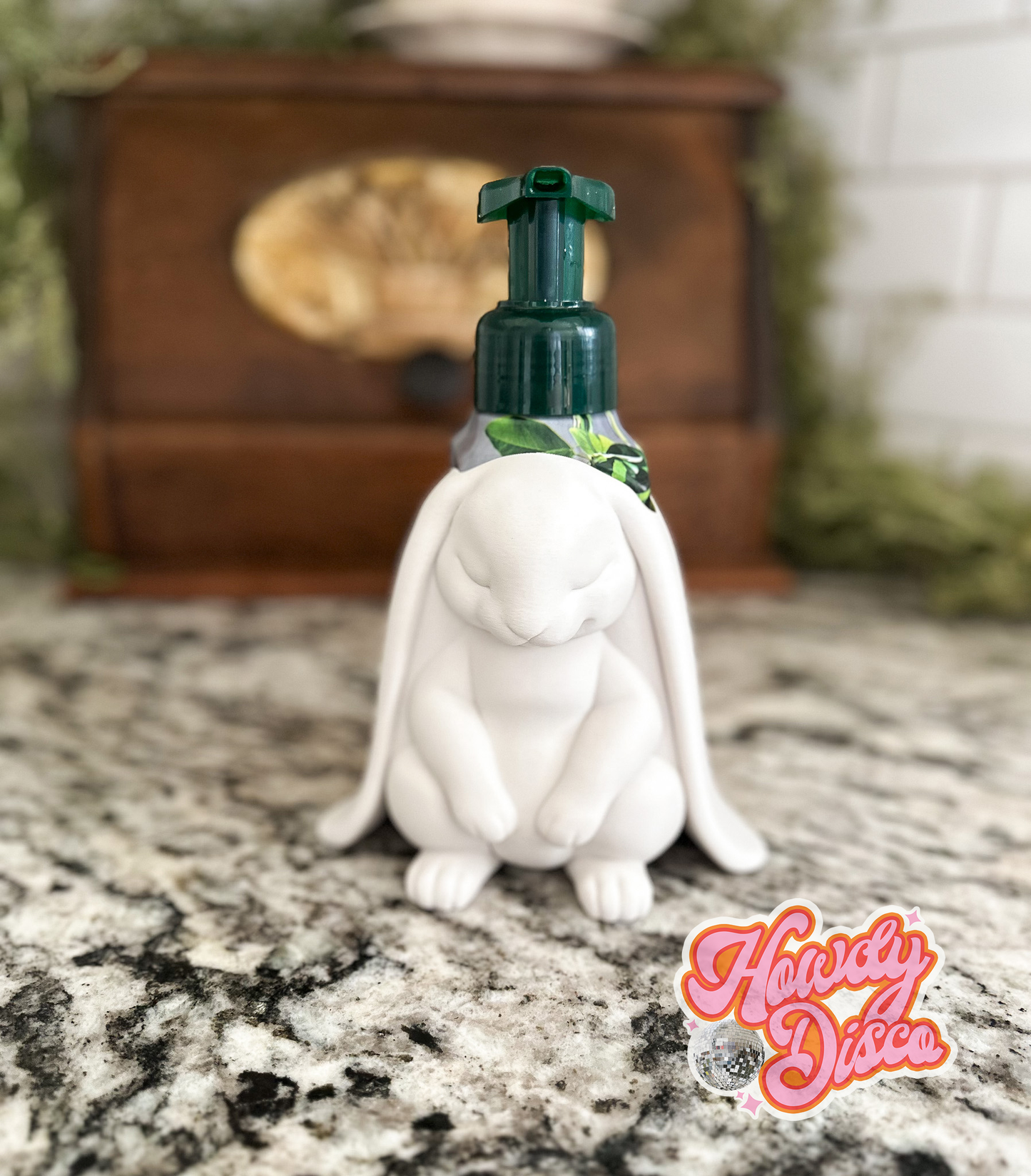 Floppy Ear Bunny Foam Soap Holder