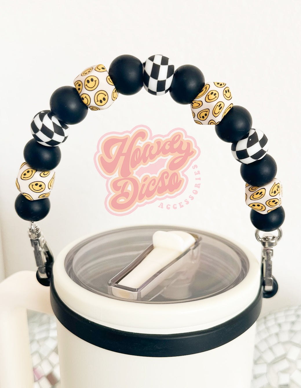 Rad Smiley Tumbler Handle