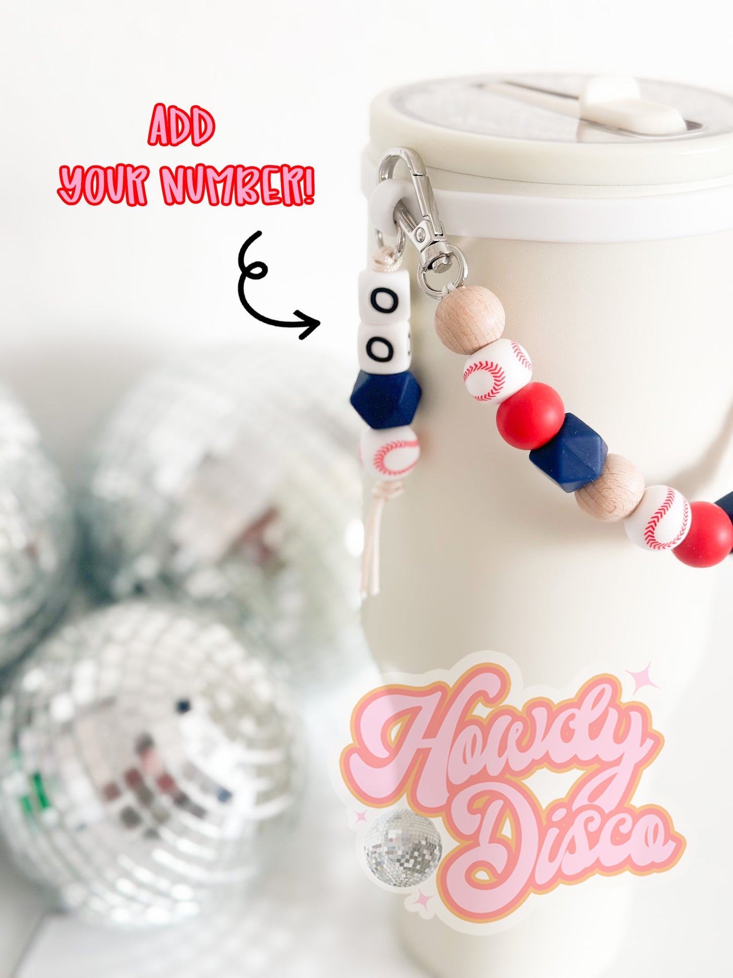 Baseball Tumbler Handle