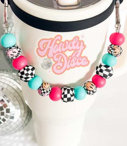Retro Smiley Tumbler Handle