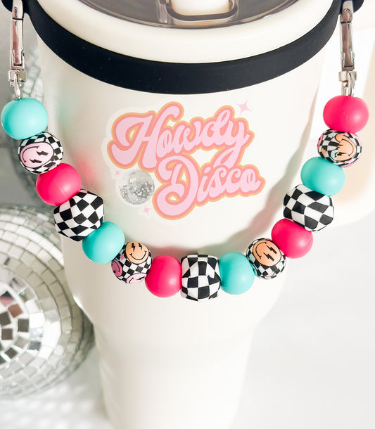 Retro Smiley Tumbler Handle