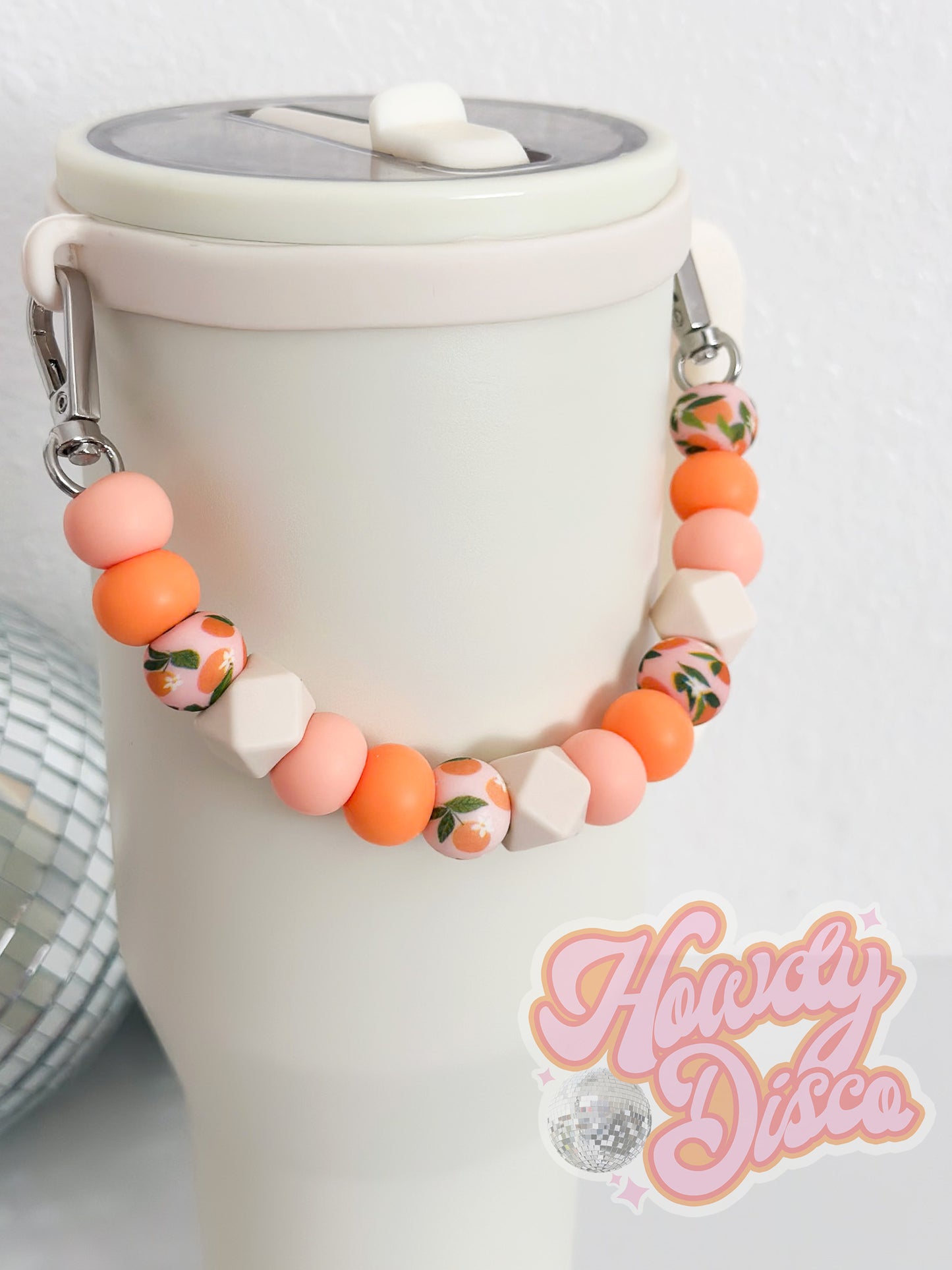 Just Peachy Tumbler Handle