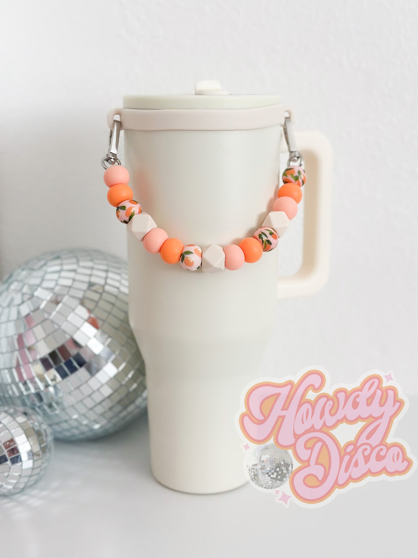 Just Peachy Tumbler Handle