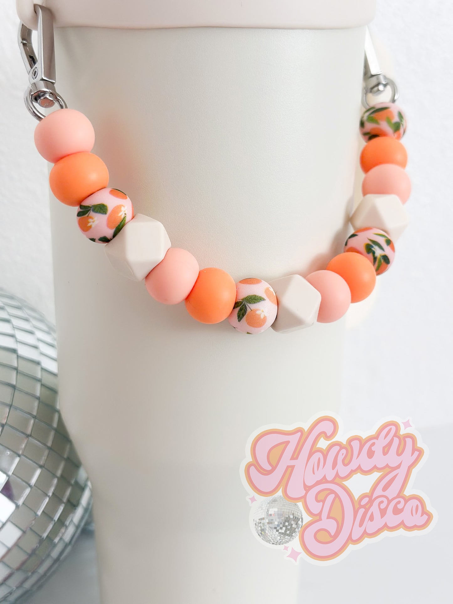 Just Peachy Tumbler Handle
