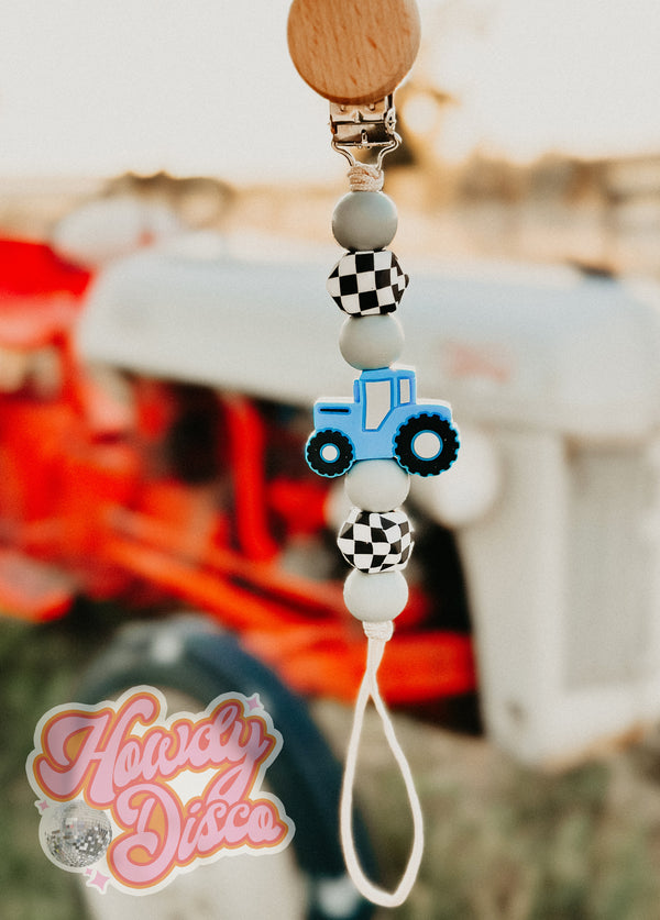 The Plowin' Fields Pacifier Clip