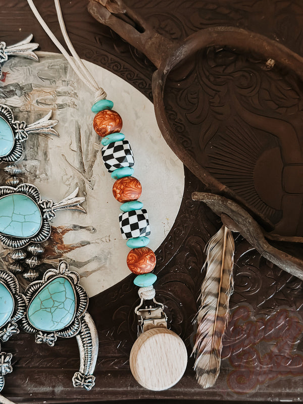 The Western Prairie Pacifier Clip