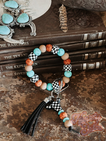 The Western Prairie Wristlet Keychain