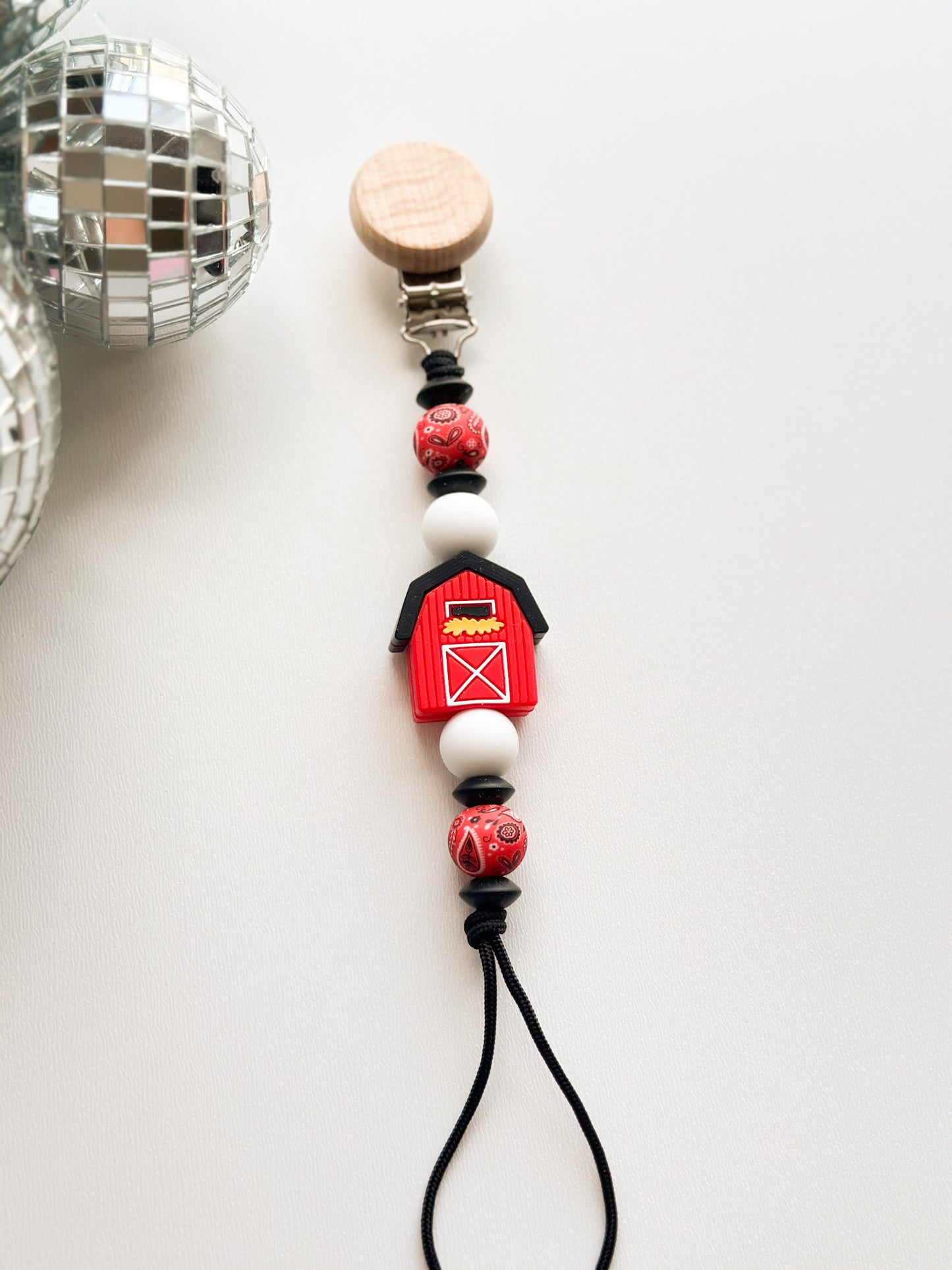 The Barn yard Pacifier Clip