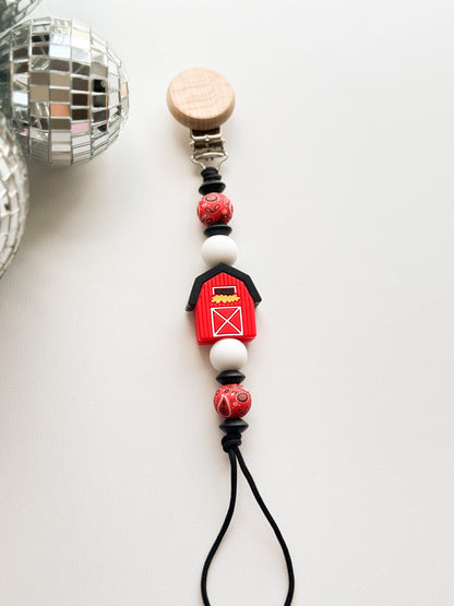 The Barn yard Pacifier Clip