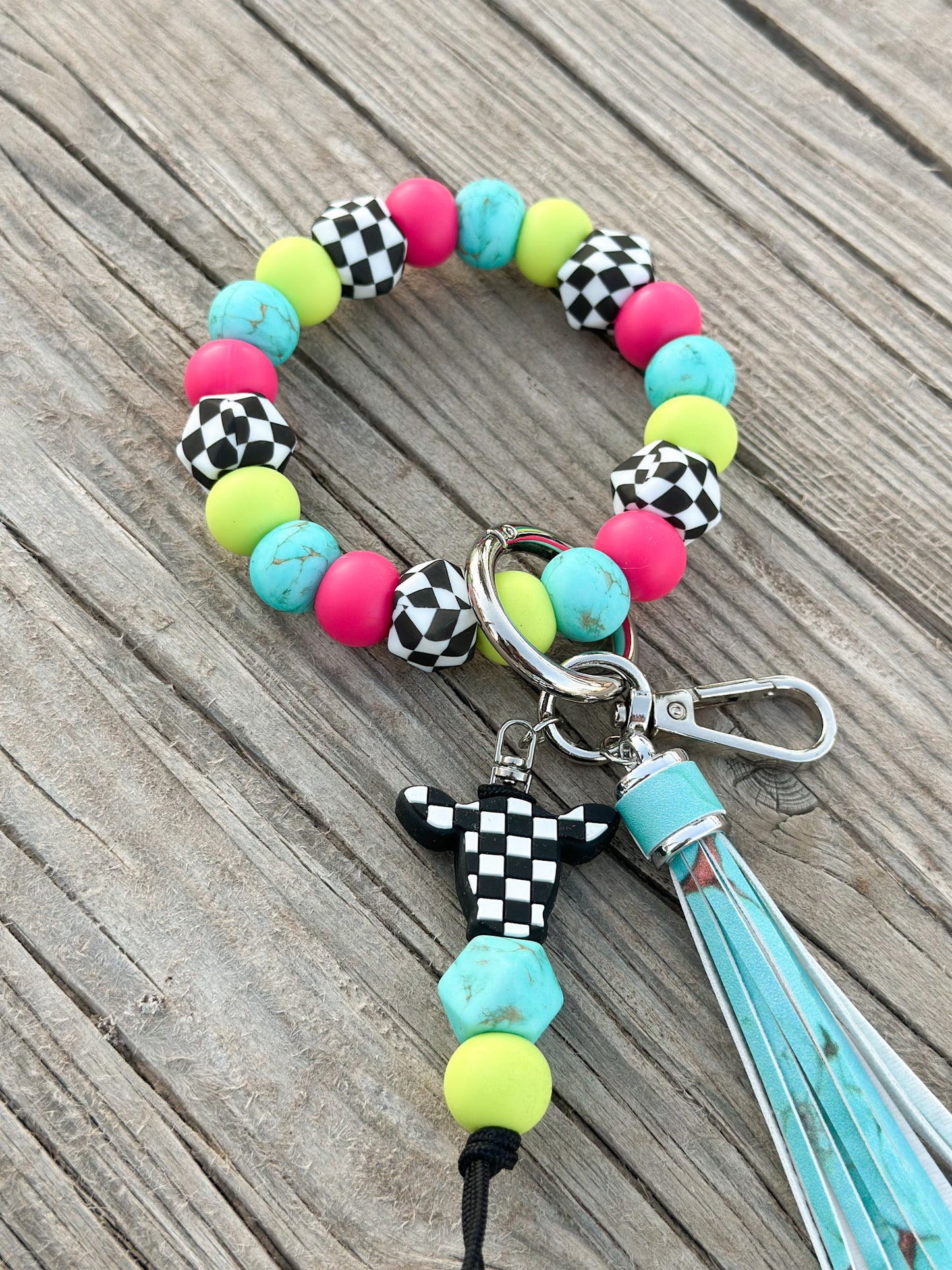 The "Y'allternative"Wristlet Keychain
