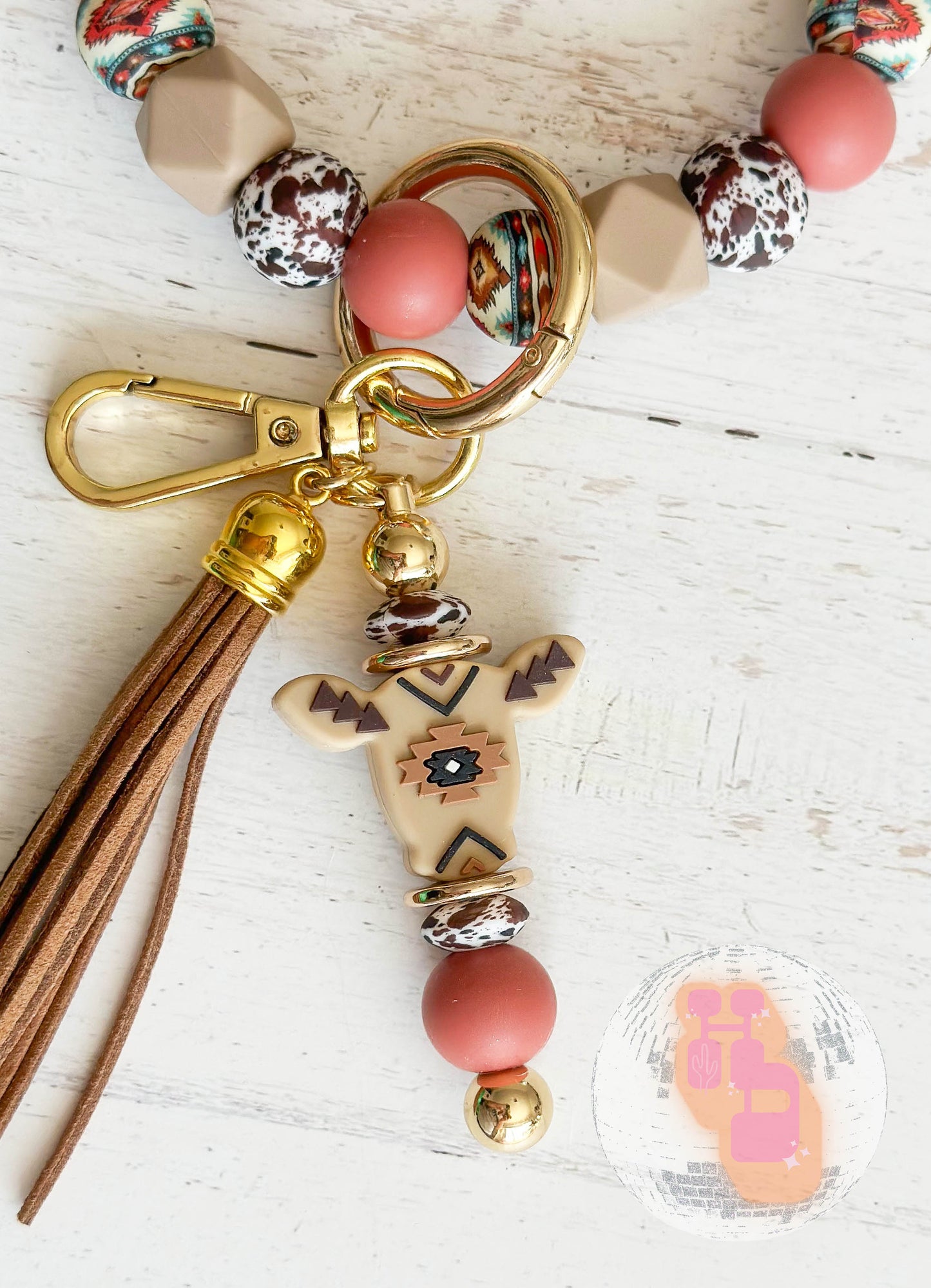 The Round Up Wristlet Keychain