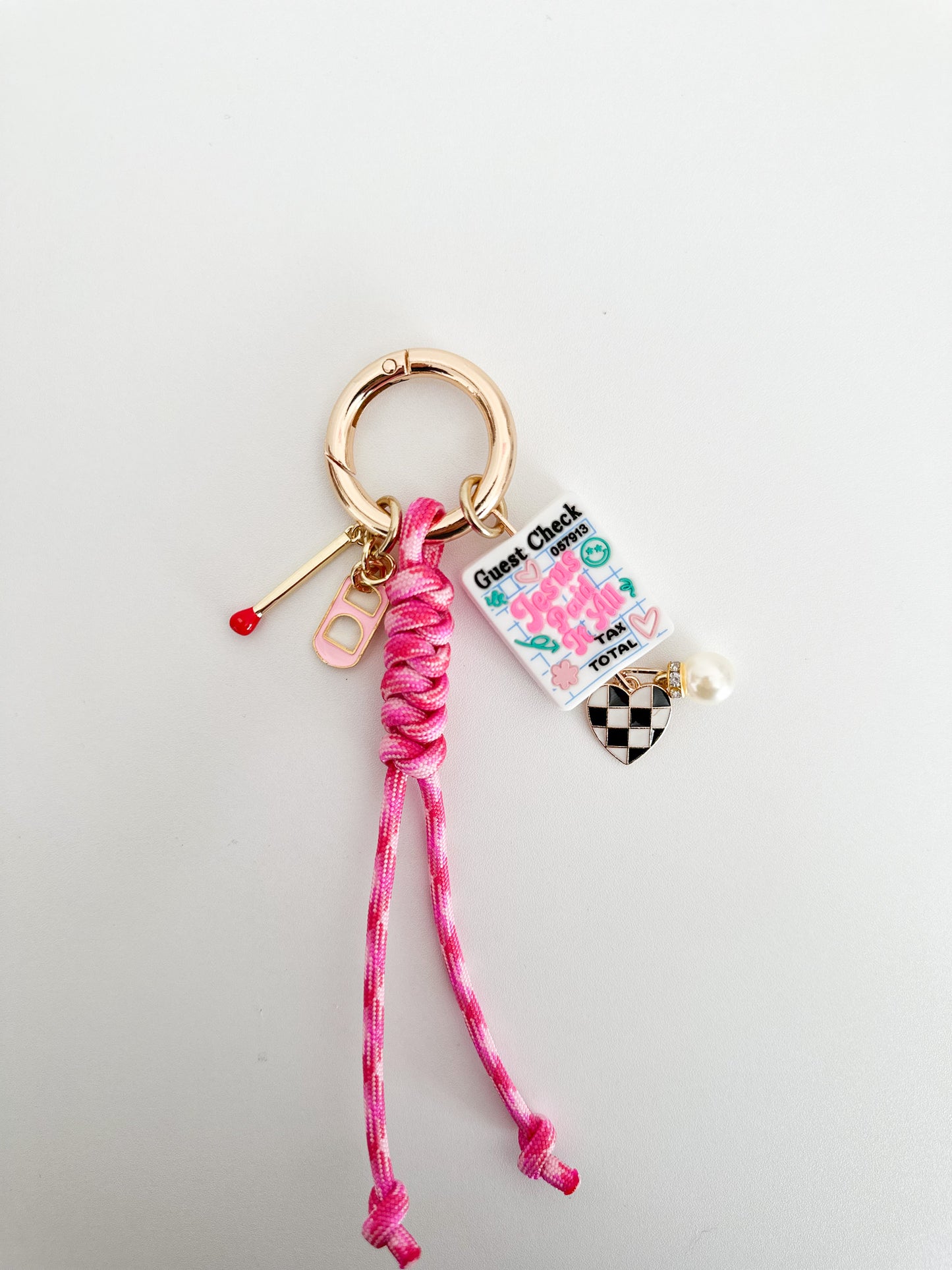 Jesus Paid It All bag charm