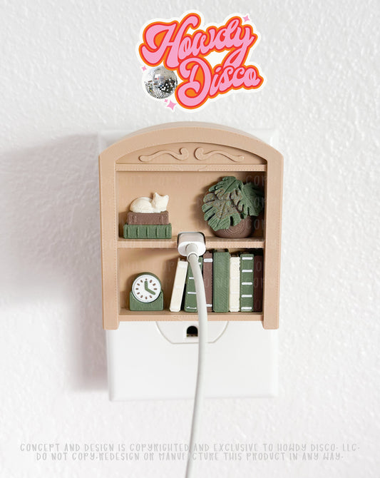Bookshelf Charger Cover
