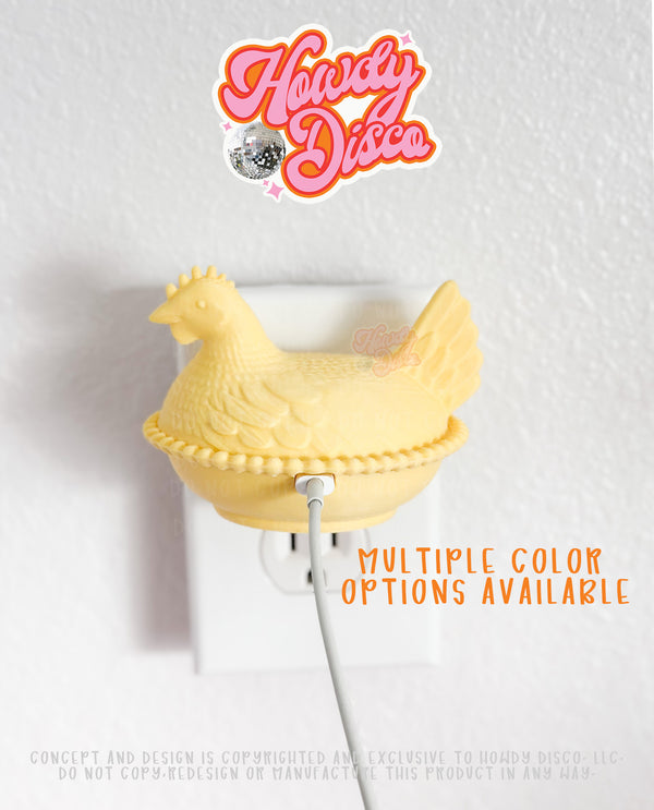 Hen on Nest charger cover (Fits Apple Brand Charger)