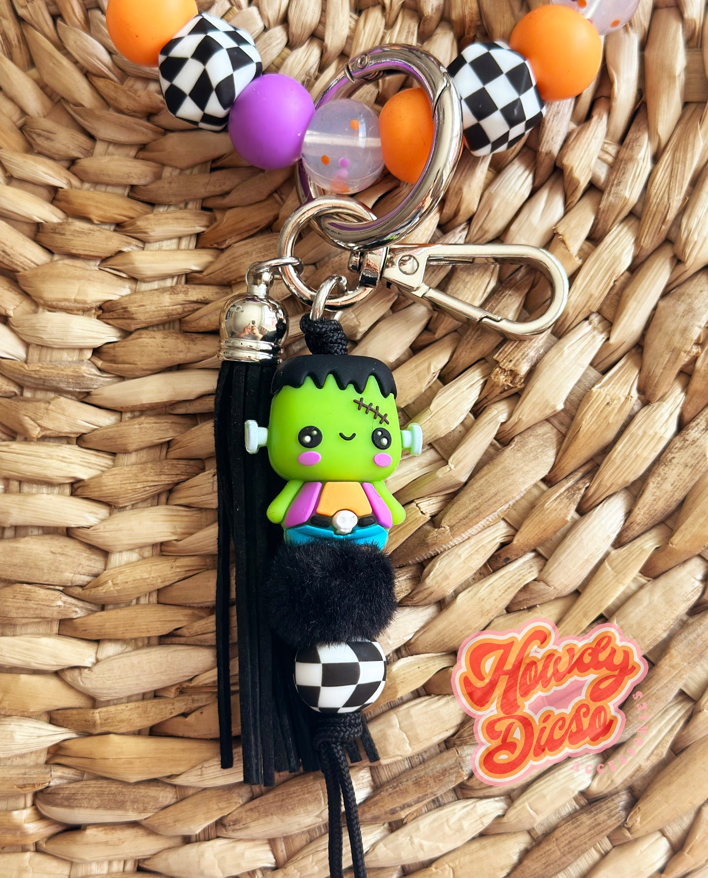 The Funky Frankie Keychain Wristlet