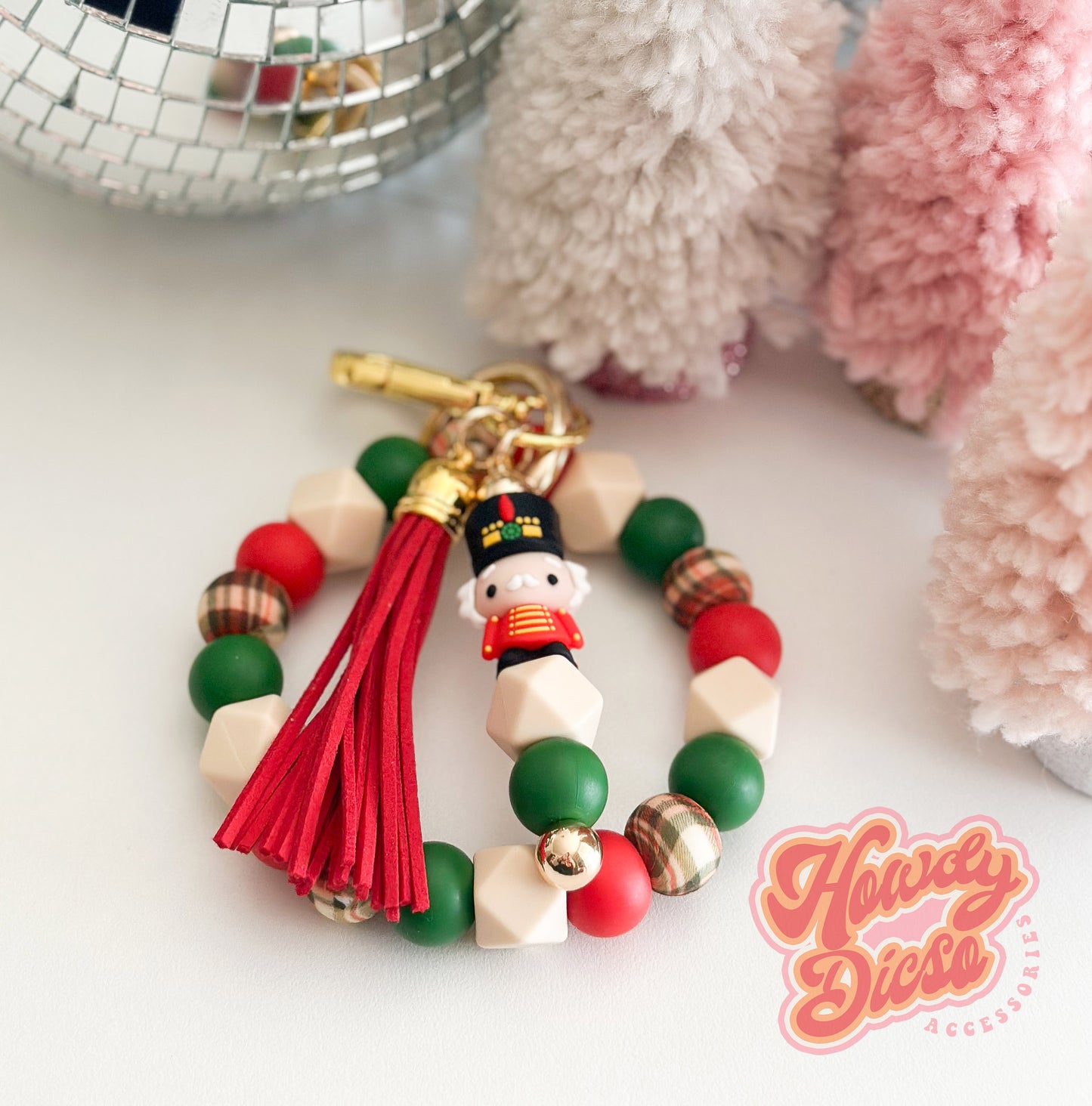 The Nutcracker Keychain Wristlet