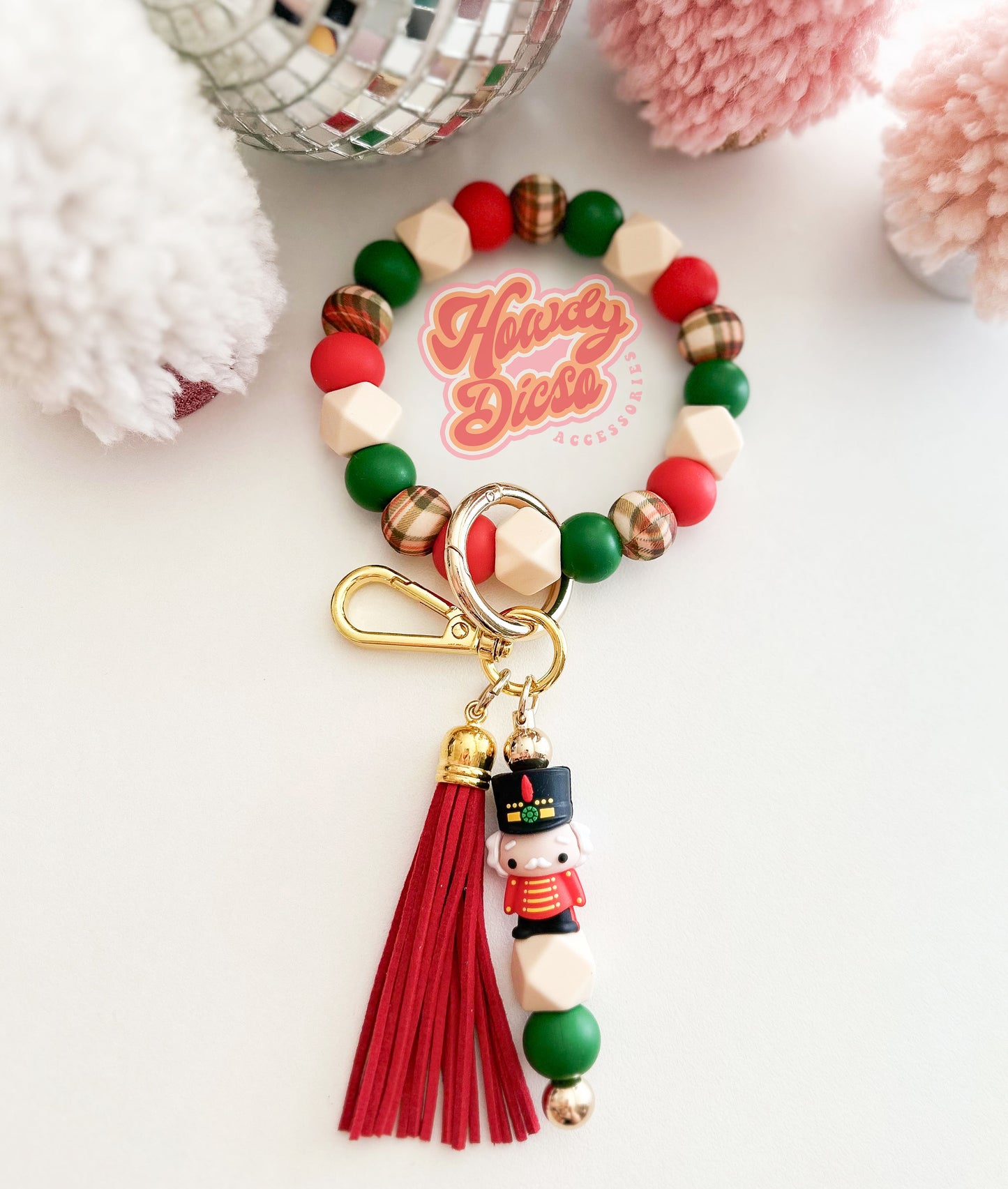 The Nutcracker Keychain Wristlet