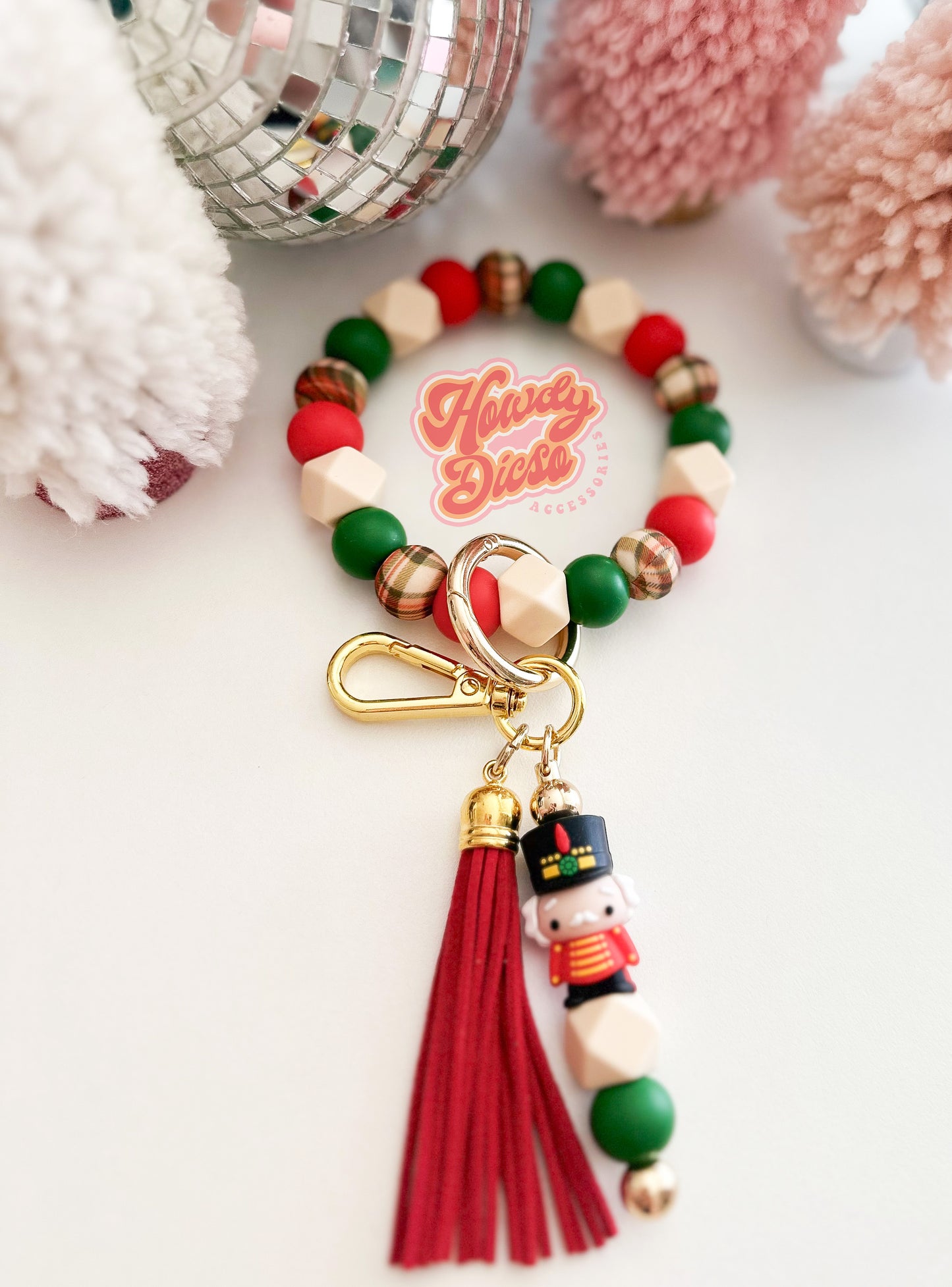 The Nutcracker Keychain Wristlet