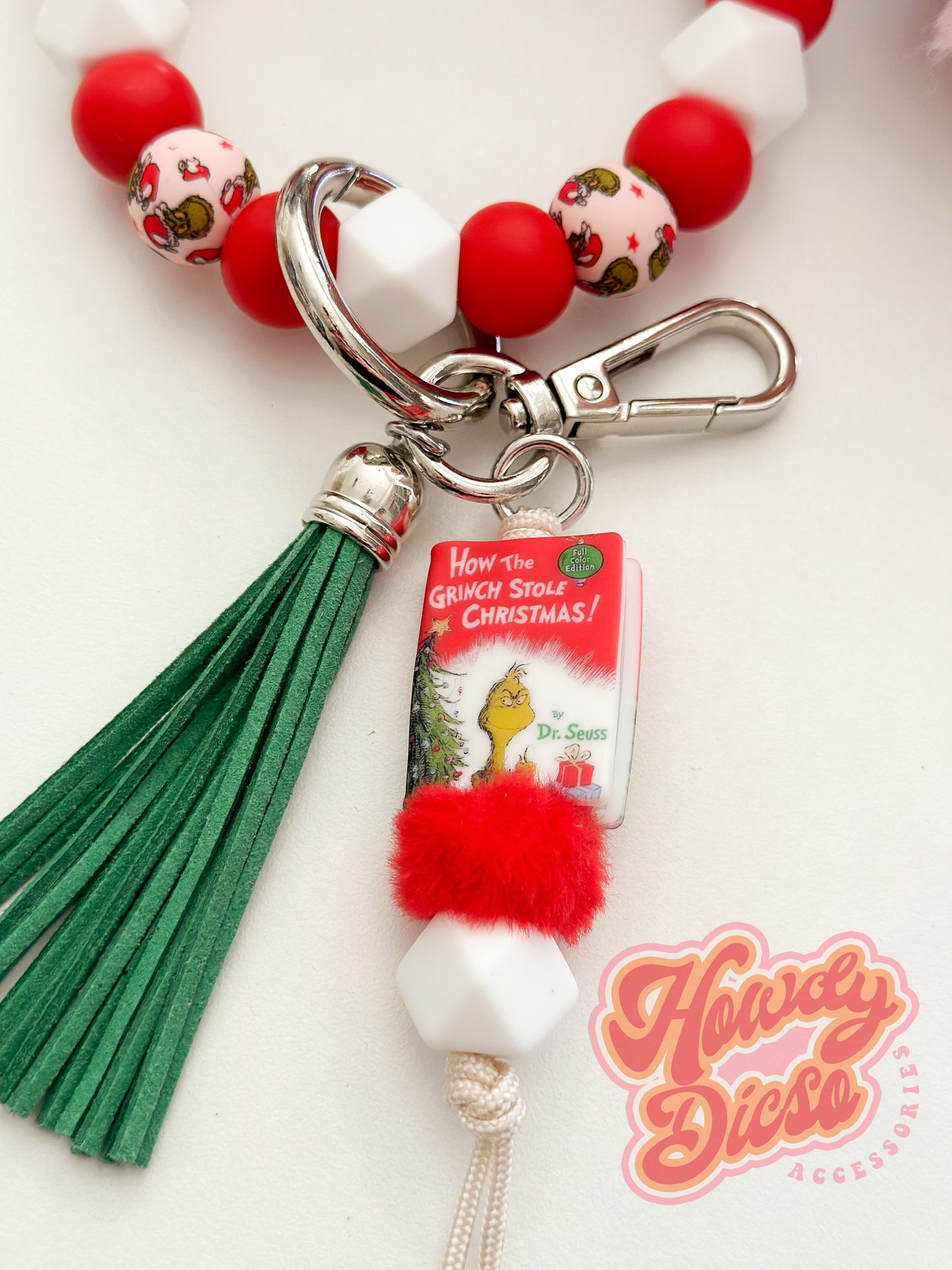 The Grinchmas Keychain Wristlet