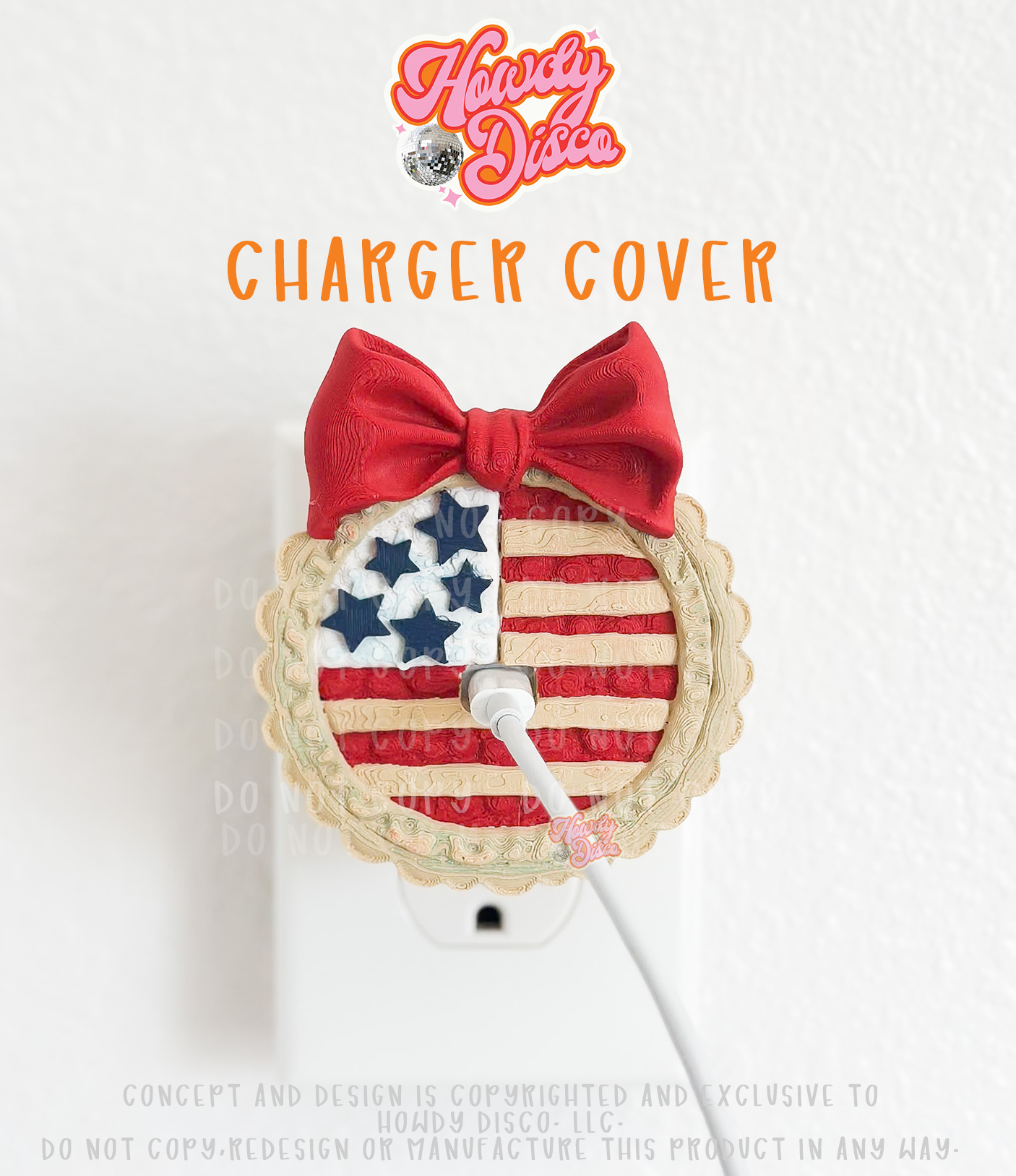 *BUNDLE* Sweet American Pie  (Soap Holder and Charger Cover)