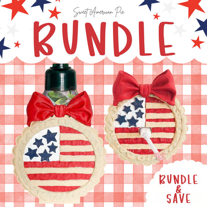 *BUNDLE* Sweet American Pie  (Soap Holder and Charger Cover)