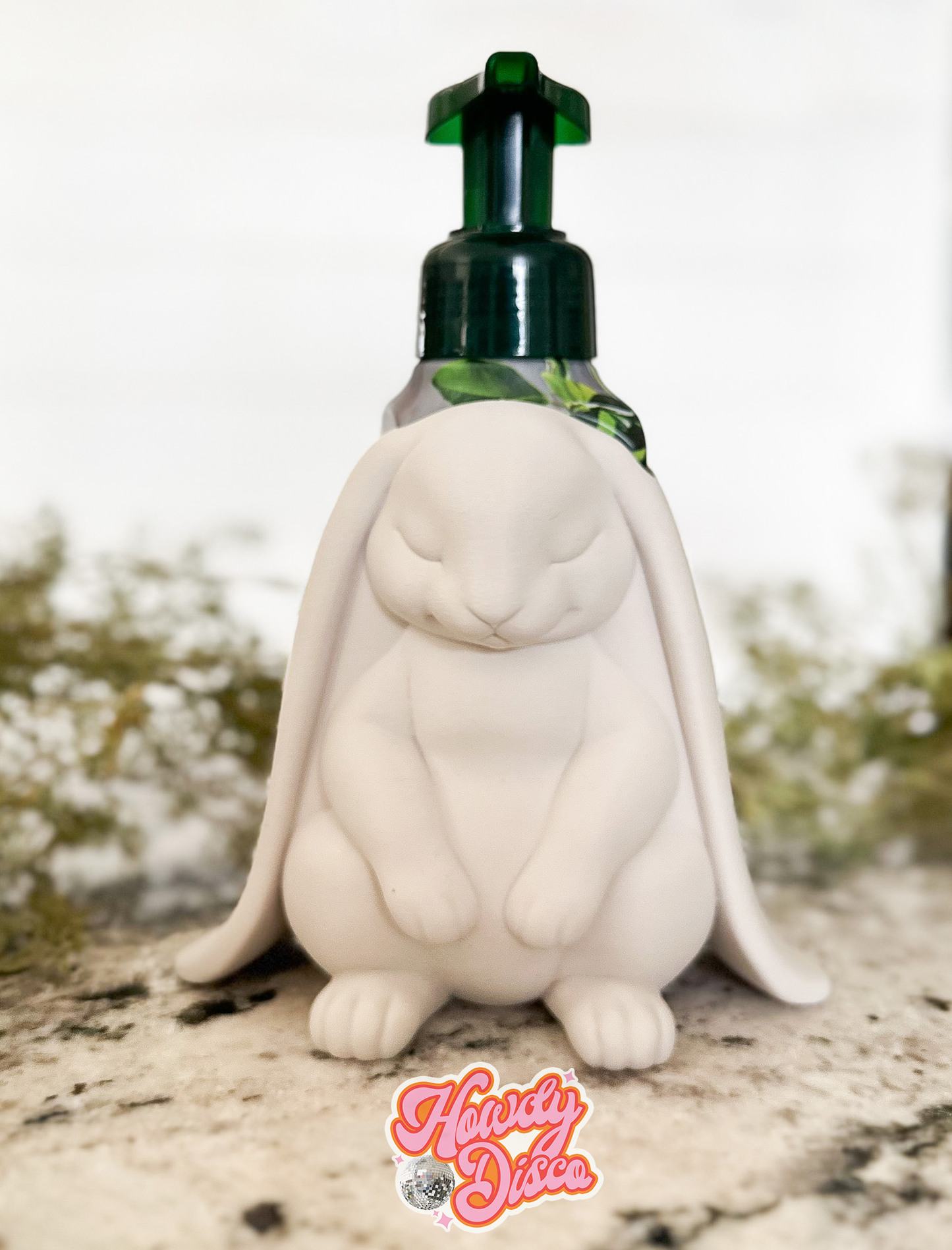 Floppy Ear Bunny Foam Soap Holder