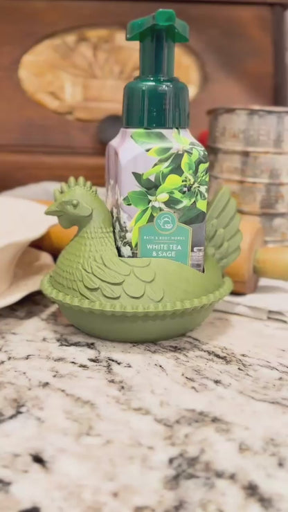 Hen on Nest Foam Soap Holder