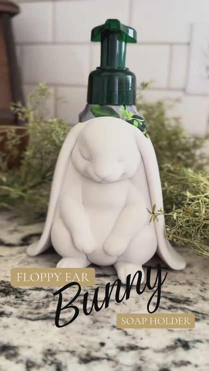 Floppy Ear Bunny Foam Soap Holder